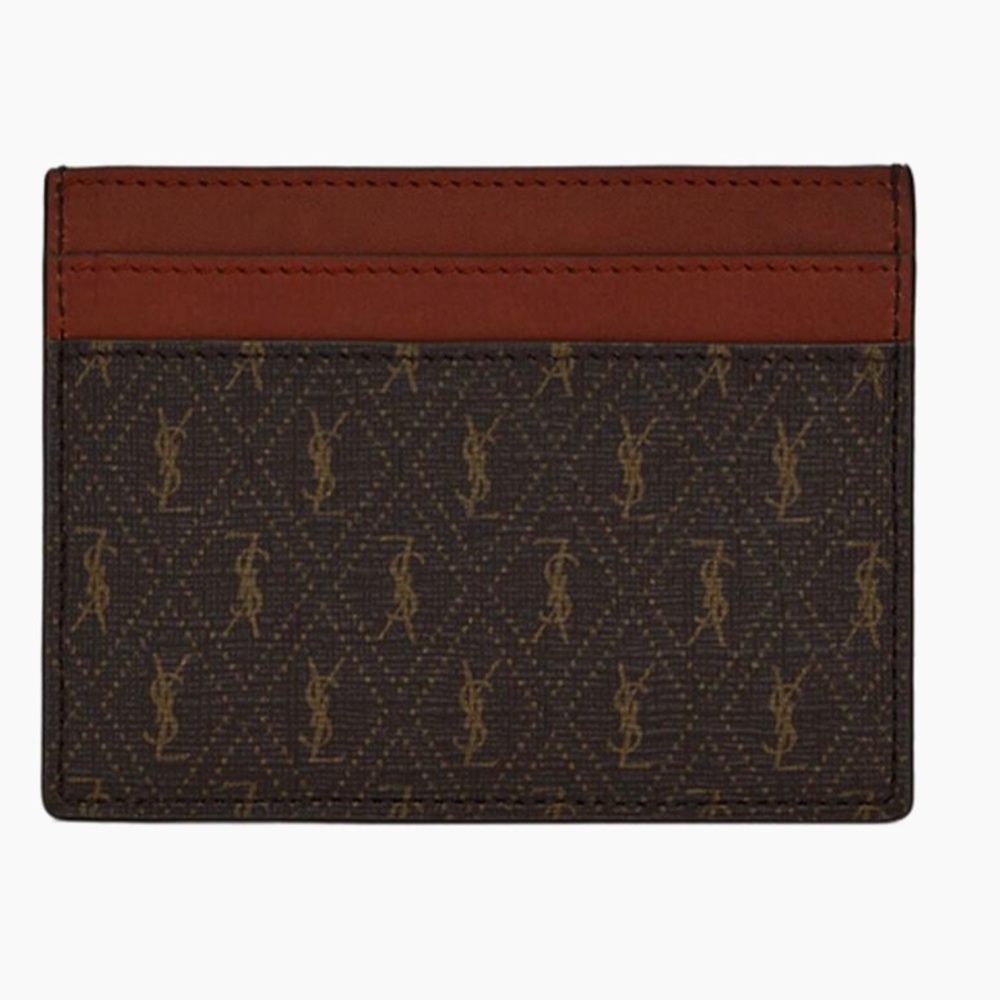 ❤️🔥 NIB Saint Laurent Canvas Card Holder-Unisex - Picture 4 of 7
